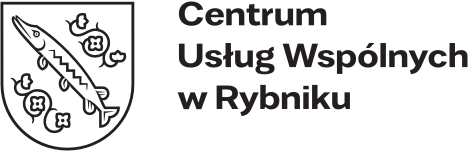 Logotyp z napisem Centrum Usług Wspólnych w Rybniku